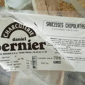 Saucisses chipolatas