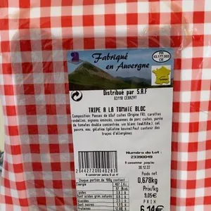 Tripe a la tomate bloc