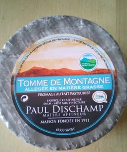 Tomme de Montagne allégée en matière grasse