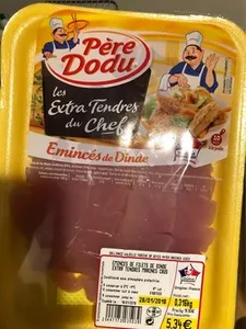 Eminces de filets de dinde