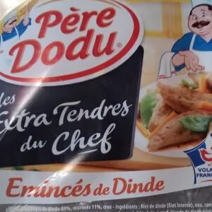 Émincés de filets de dinde extra tendres marinés crus