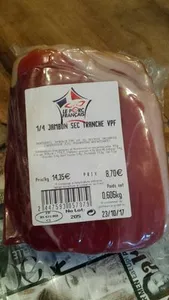 1/4 JAMBON SEC TRANCHE VPF