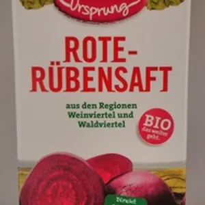 Rote-Rübensaft aus den Regionen Weinviertel und Waldviertel