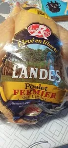 Poulet fermier jaune des landes