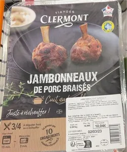 Jambonneaux de porc braisés