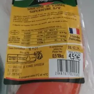 Saucisse de viande