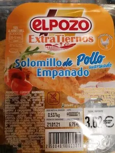 Solomillo de pollo marinado empanado