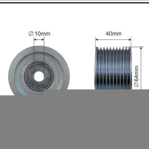 Styrrulle, drivrem CAFFARO 500416