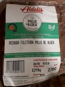 Pechuga pollo aldea