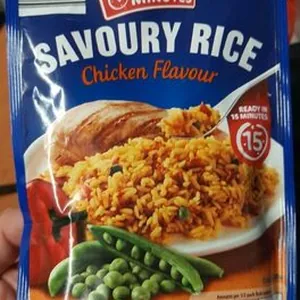 Savoury rice chicken flavour