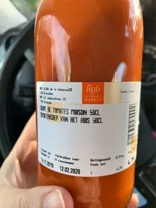 Soupe de tomates maison