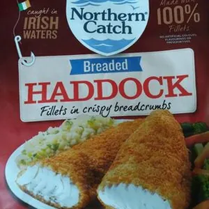 Breaded haddock