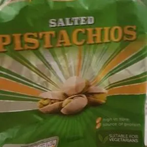 Salted pistachios