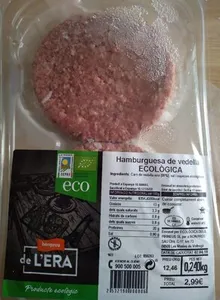 Hamburguesa Vedella Ecològica