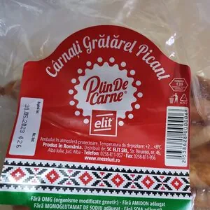 cârnați gratarel picant