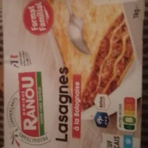 Lasagnes à la bolognaise Monique ranou