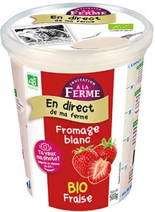 Fromage frais à la Fraise