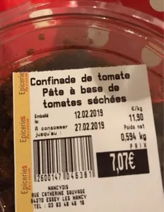 Confinade grand frais