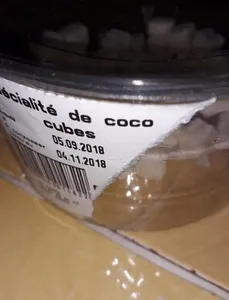 Cubes de coco