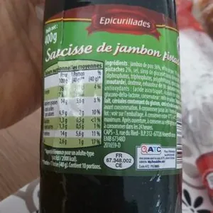 Saucisse de jambon