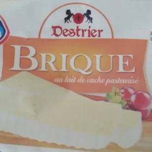 Brique au lait de vache pasteurisé