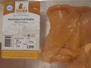 Pechuga fileteada Pollo de la huerta