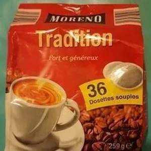 Dosettes café Moreno Tradition