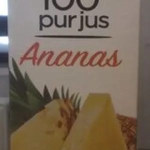 100% pur jus ananas