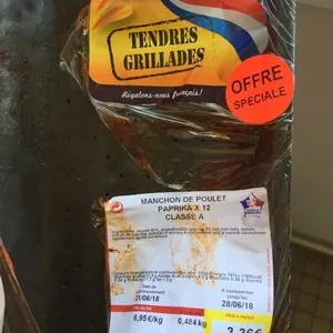 Manchon de poulet paprika