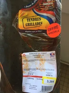 Manchon de poulet paprika