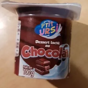 Dessert lacté au chocolat