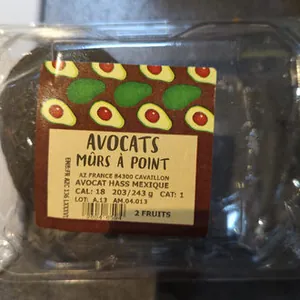 Avocat Hass origine Pérou