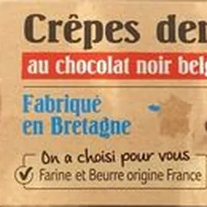 Crêpes dentelle au chocolat noir belge