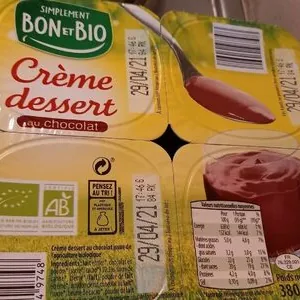 Crème dessert au chocolat