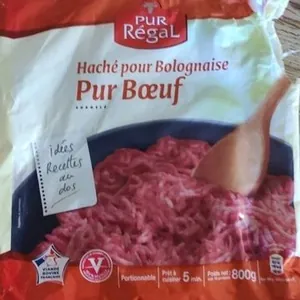 Haché Pur Bœuf Pour Bolognaise, Surgelé