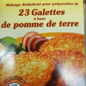 préparation galette pommes de terre
