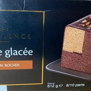 Bûche glacée façon rocher