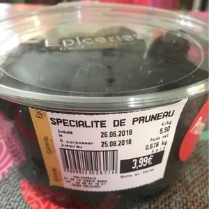 Specialite de pruneau
