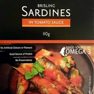 Brisling Sardines in Tomato Sauce