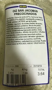 Oiz san jacobos precocinados