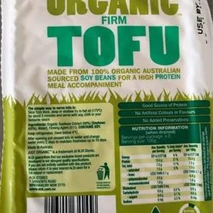 Organic firm tofu