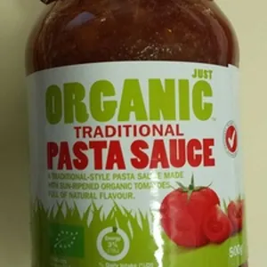 Organic traditional pasta sauce