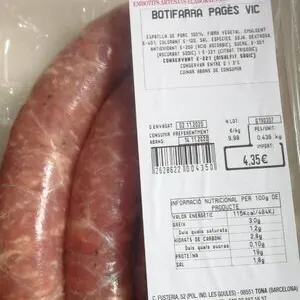 Botifarra pagès vic