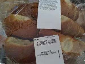 4 croissants + 4 chocolatines