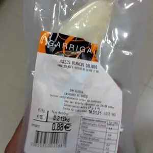 Huesos blancos salados