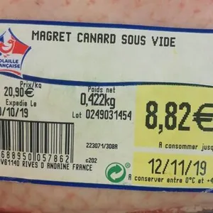 Magret canard sous vide