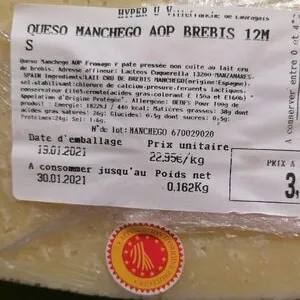 Queso manche go aop Brebis 12M