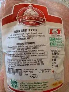 Huhn bratfertig