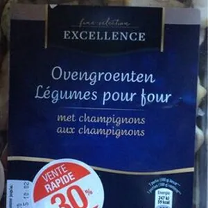 Legumes pour four aux champignons
