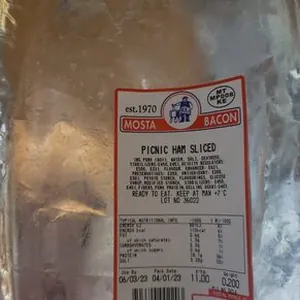 Picnic Ham Sliced
